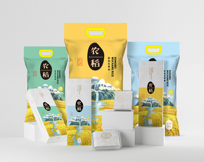 農稻產品包裝設計 平面藝術與品牌價值的融合